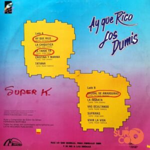 Disco de Vinilo Los Dumis - Ay Que Rico Vinyl Record