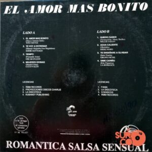 Disco de Vinilo Varios - El Amor Mas Bonito Vinyl Record