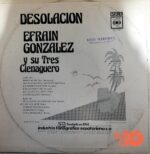 Disco de Vinilo Efraín González - Desolación Vinyl Record