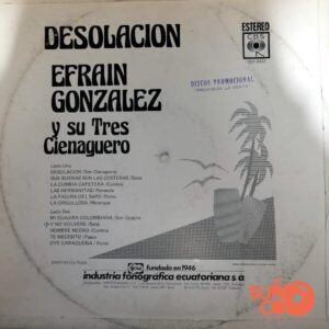 Disco de Vinilo Efraín González - Desolación Vinyl Record
