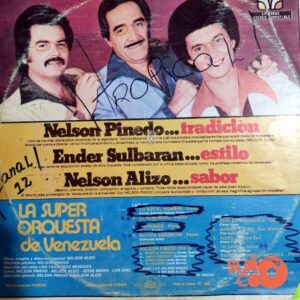 Disco de Vinilo La Súper Orquesta De Venezuela - Tradición… Estilo… Sabor! Vinyl Record
