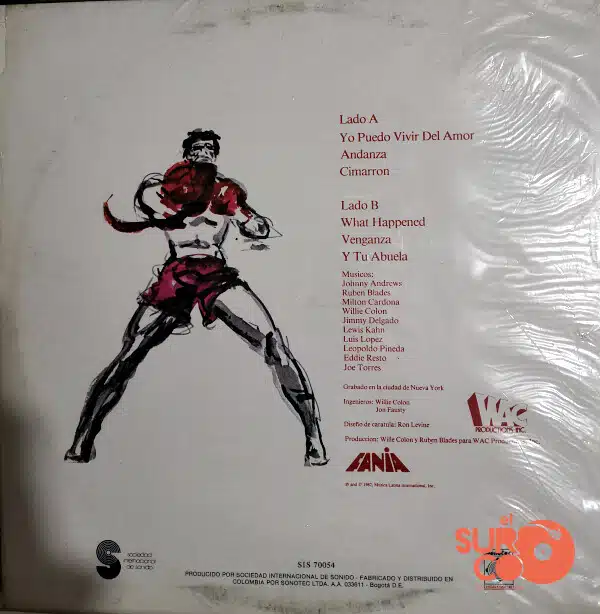 Disco de Vinilo Willie Colón Y Rubén Blades - La Última Pelea Vinyl Record