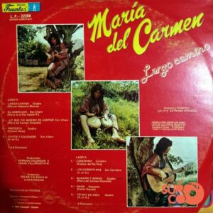 Disco de Vinilo María Del Carmen - Largo Camino Vinyl Record
