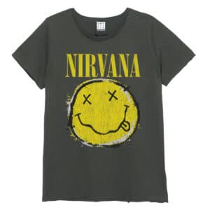 Camiseta - Nirvana Sonriente Vinilo