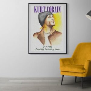 Póster de Kurt Cobain - Nirvana