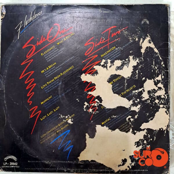 Disco de Vinilo Varios - Soundtrack Flashdance Vinyl Record