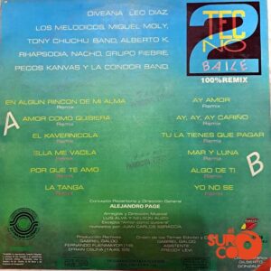 Disco de Vinilo Varios - Tecno Bailable Vol 2 Vinyl Record