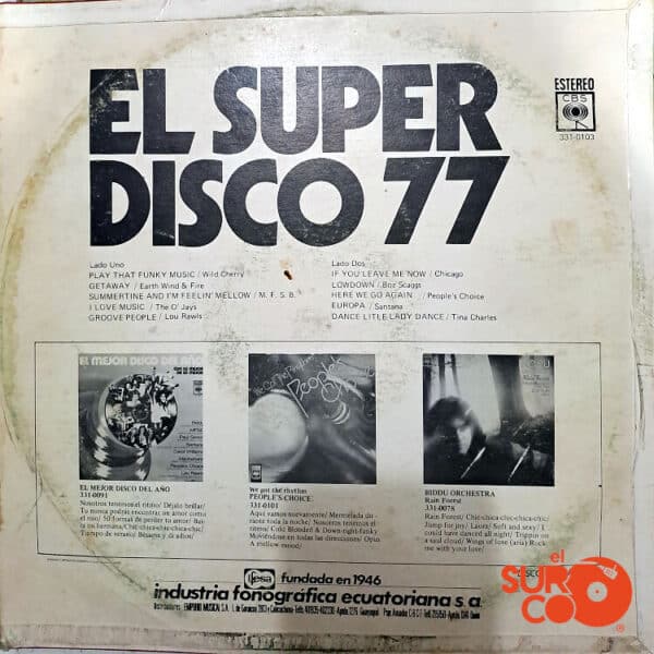 Disco de Vinilo Varios - El Super Disco 77 Vinyl Record