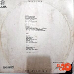 Disco de Vinilo Elton John - Too Low For Zero Vinyl Record