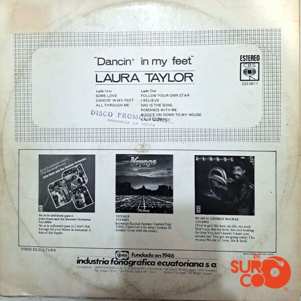 Disco de Vinilo Laura Taylor - Dancin' In My Feet Vinyl Record