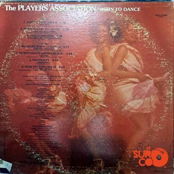 Disco de Vinilo The Players Association - Born To Dance Vinyl Record