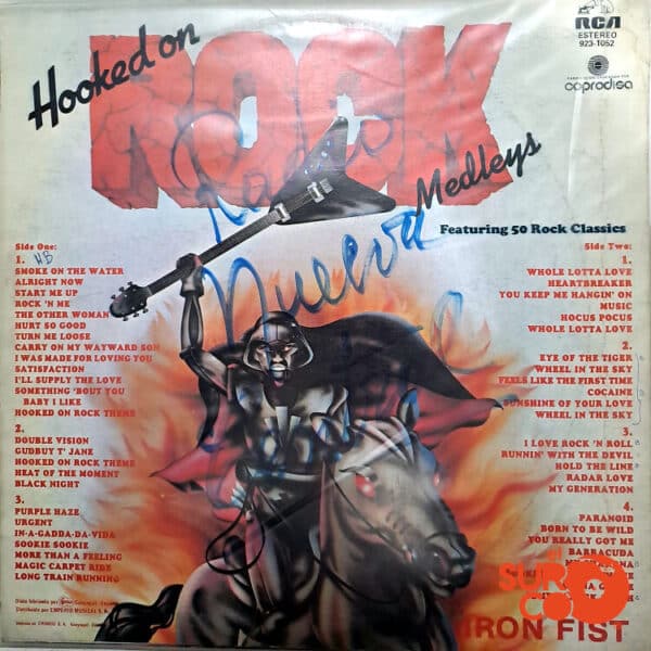 Disco de Vinilo Iron Fist - Hooked On Rock Vinyl Record