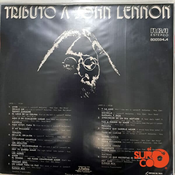 Disco de Vinilo Varios - Tributo A John Lennon Vinyl Record