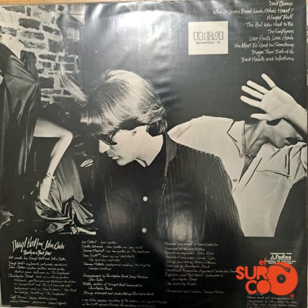 Disco de Vinilo Daryl Hall And John Oates - Beauty On A Back Street Vinyl Record