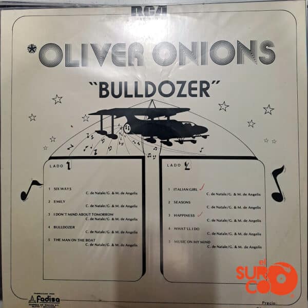 Disco de Vinilo Oliver Onions - Bulldozer Vinyl Record
