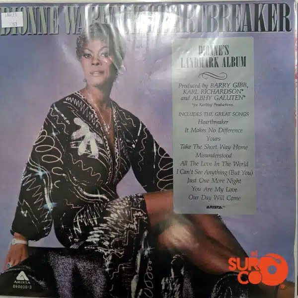 Disco de Vinilo Dionne Warwick - Heartbreaker Vinyl Record