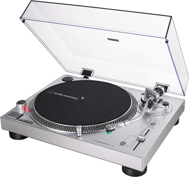 Tocadiscos Audio Technica Profesional AT-LP120X-USB (Plata)