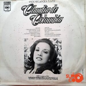 Disco de Vinilo Claudia De Colombia - Esos Recuerdos Tuyos Vinyl Record