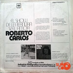 Disco de Vinilo Roberto Carlos - El Show De La Ternura Y El Amor Vinyl Record