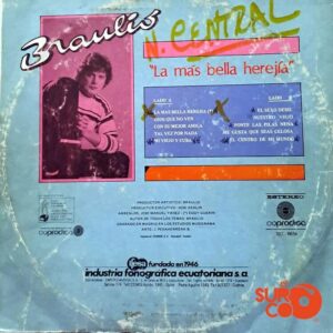 Disco de Vinilo Braulio - La Más Bella Herejía Vinyl Record