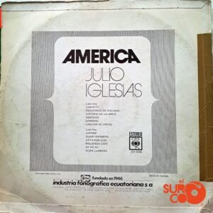 Disco de Vinilo Julio Iglesias - América Vinyl Record