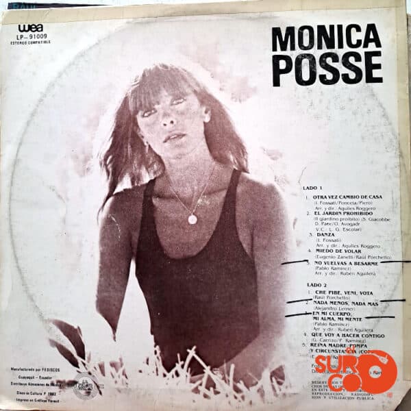 Disco de Vinilo Mónica Posse - Tiempo De Cambios Vinyl Record