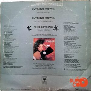 Disco de Vinilo Gloria Estefan - No te olvidaré Vinyl Record