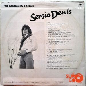 Disco de Vinilo Sergio Denis - 20 Grandes Éxitos Vinyl Record