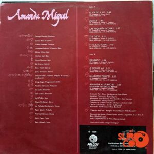Disco de Vinilo Amanda Miguel - El Último Sonido Vol. 3 Vinyl Record