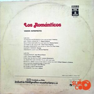 Disco de Vinilo Varios - Los Románticos Vinyl Record