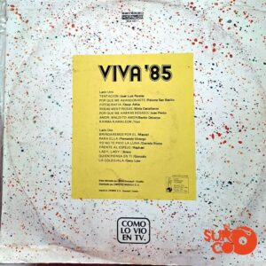 Disco de Vinilo Varios - Viva '85 Vinyl Record