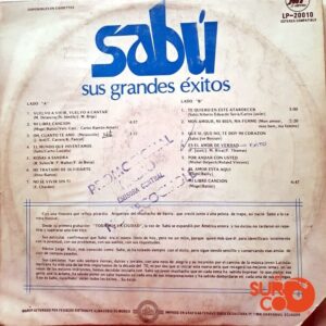 Disco de Vinilo Sabú - Sus Grandes Éxitos Vinyl Record