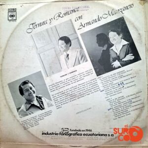 Disco de Vinilo Armando Manzanero - Armando Manzanero.. Ternura Y Romance Vinyl Record