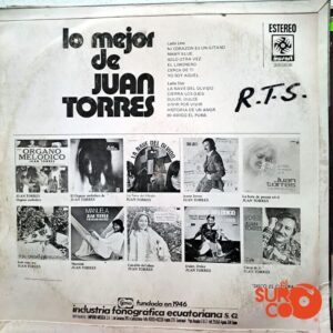 Disco de Vinilo Juan Torres - Lo Mejor De Juan Torres Vinyl Record