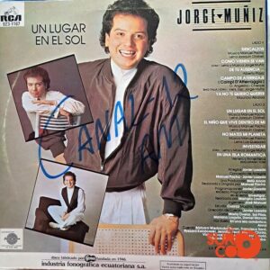 Disco de Vinilo Jorge Nuñiz - Un Lugar En El Sol Vinyl Record