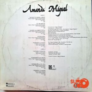 Disco de Vinilo Amanda Miguel - Amanda Miguel Vinyl Record