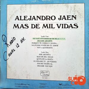 Disco de Vinilo Alejandro Jaen - Más De Mil Vidas Vinyl Record