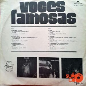 Disco de Vinilo Varios - Voces Famosas Vinyl Record