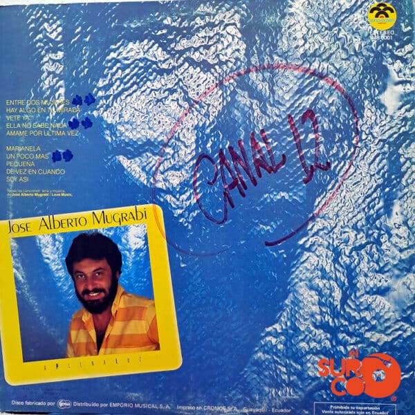 Disco de Vinilo José Alberto Mugrabi - A Plena Luz Vinyl Record