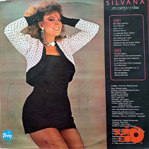 Disco de Vinilo Silvana - En Cuerpo Y Alma Vinyl Record