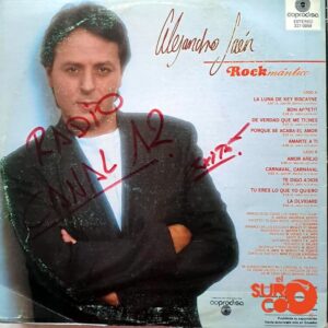 Disco de Vinilo Alejandro Jaen - Rockmántico Vinyl Record