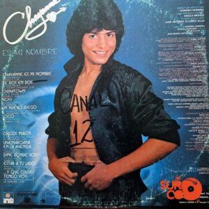 Disco de Vinilo Chayanne - Chayanne Es Mi Nombre Vinyl Record