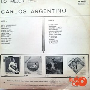 Disco de Vinilo Carlos Argentino - Lo Mejor De Carlos Argentino Vinyl Record