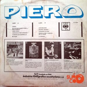 Disco de Vinilo Piero - Piero Vinyl Record