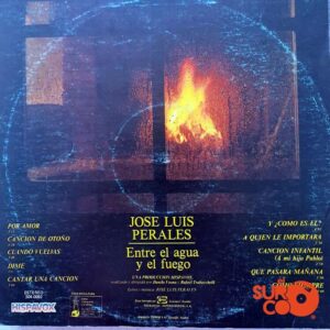 Disco de Vinilo José Luis Perales - Entre El Agua Y El Fuego Vinyl Record
