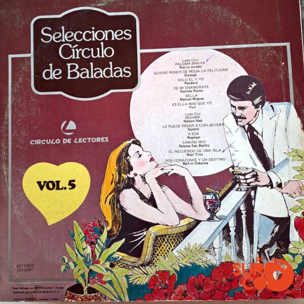 Disco de Vinilo Varios - Selecciones Círculo De Baladas Vol. 5 Vinyl Record