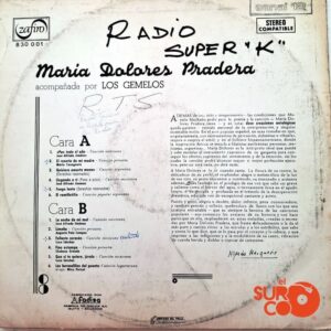Disco de Vinilo María Dolores Pradera - María Dolores Pradera Vinyl Record