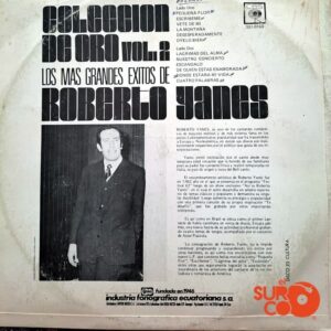 Disco de Vinilo Roberto Yanes - Los Más Grandes Éxitos De Roberto Yanes Con Lucio Milena Y Su Orquesta Vinyl Record
