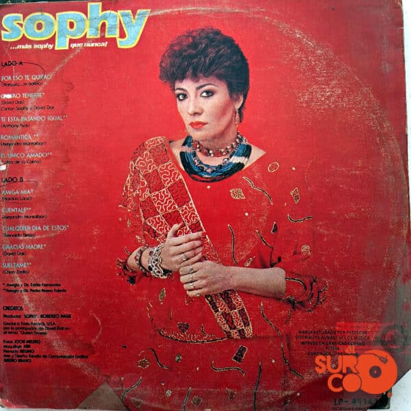Disco de Vinilo Sophy - ...Más Sophy Que Nunca ! Vinyl Record