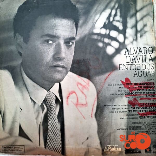Disco de Vinilo Álvaro Dávila - Entre Dos Aguas Vinyl Record